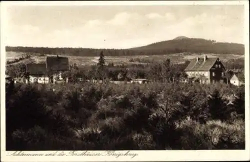 Ak Königskrug Braunlage im Oberharz, Forsthäuser, Achtermann