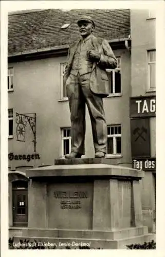 Ak Lutherstadt Eisleben, Lenin-Denkmal, Wladimir Lenin