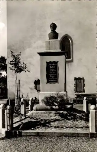 Ak Hausen im Wiesental , Johann Peter Hebel-Denkmal