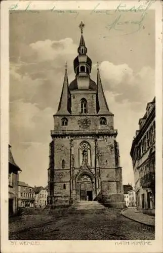 Ak St. Wendel im Saarland, Katholische Kirche