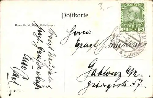 Künstler Ak Corbelli, Alex, Deutscher Schulverein Nr. 6, Germanischer Krieger