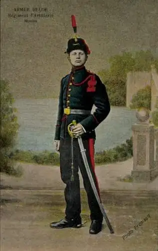 AK Belgische Armee, Artillerie-Regiment