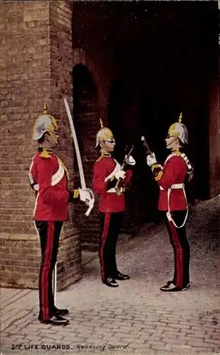 Ak 2nd Life Guards, ablösender Wachmann