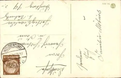 Ak Glückwunsch Neujahr, Geldscheine, Hufeisen, Fliegenpilz, Kleeblatt
