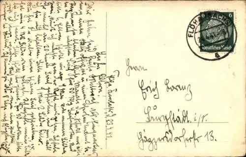 Ak Briefmarkensprache, Liebespaar, Kitsch