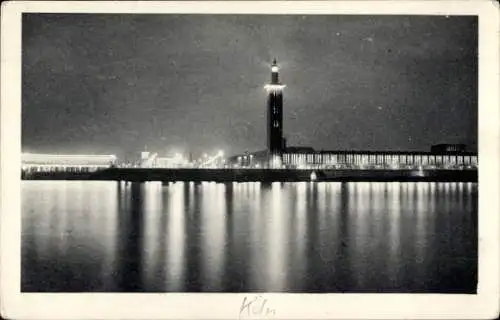 Ak Köln am Rhein, Pressa Beleuchtung 1928