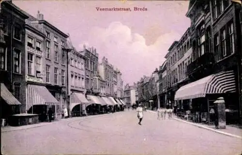 Ak Breda Nordbrabant Niederlande, Veemarktstraat