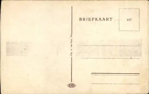 Ak Wadenoijen Gelderland Niederlande, Kirche, Pfarrhaus