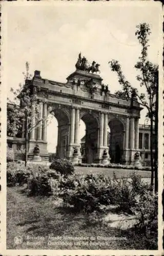 Ak Bruxelles Brüssel, Siegestor