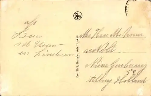Ak Mechelen Mecheln Malines Flandern Antwerpen, Teilansicht der Hofkirche