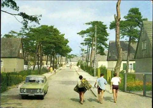 Ak Dziwnów Ostseebad Dievenow Pommern, Auf dem Weg zum Strand