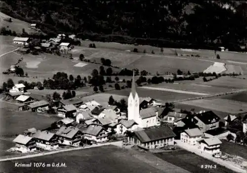 Ak Krimml in Salzburg, Luftbild