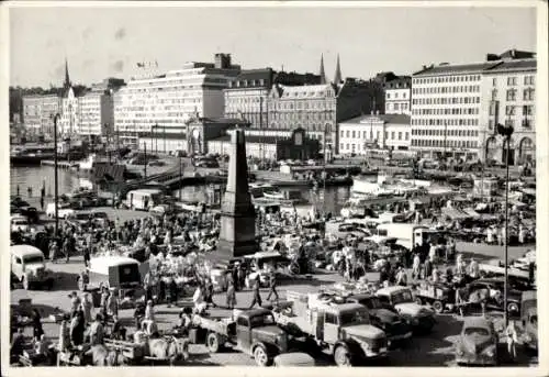 Ak Helsinki Helsingfors Finnland, Marktplatz