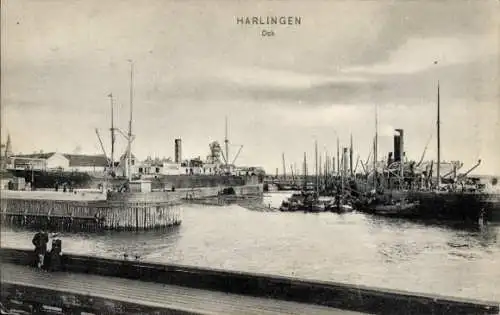 Ak Harlingen Fryslân Niederlande, Dok