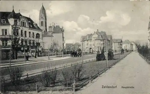 Ak Berlin Zehlendorf, Hauptstraße