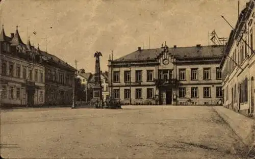 Ak Elsterberg im Vogtland, Markt