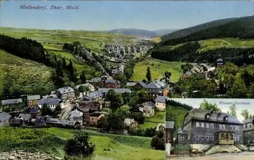 Ak Wallendorf Lichte Thüringer Wald, Wiesers Gasthaus, Fritz Wieser