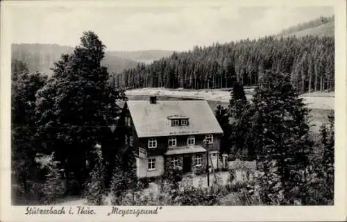 Ak Stützerbach Ilmenau Thüringer Wald, Waldgasthaus Meyersgrund