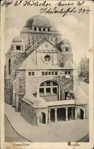 Ak Essen im Ruhrgebiet, Synagoge