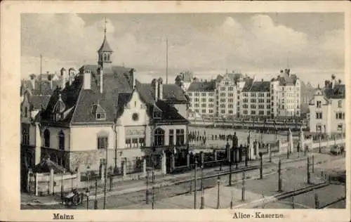 Ak Mainz am Rhein, Alice-Kaserne