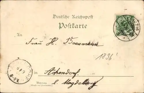 Litho Leipzig in Sachsen, Panorama, Innenansicht, Saal, Garten, Billardsaal