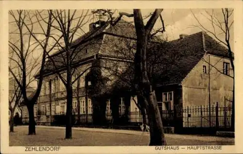 Ak Berlin Zehlendorf, Gutshaus, Hauptstraße