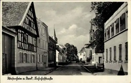 Ak Weisenheim am Sand Pfalz, Bahnhofstraße