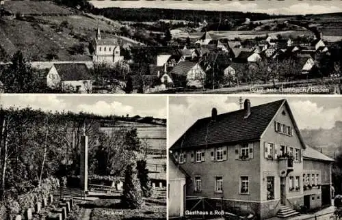 Ak Dainbach in Baden Bad Mergentheim Tauberfranken, Gasthaus zum Roß