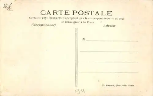 CPA Joinville le Pont Val de Marne, École Normale de Gymnastique, Exercice de Boxe