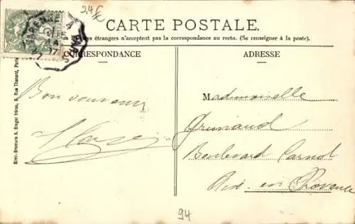 CPA Joinville le Pont Val de Marne, École Normale de Gymnastique, Grimper aux doubles cordes