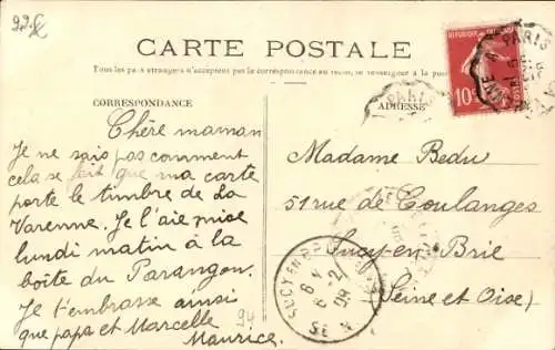 Ak Joinville le Pont Val de Marne, Gymnastique, section coloniale