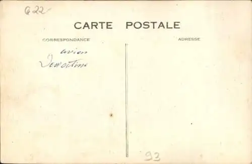 Ak Le Bourget Seine Saint Denis, Der König der Luftakrobatik, Doret, D27