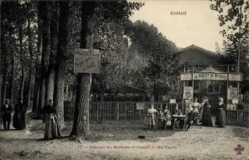 Ak Créteil Val de Marne,  im Chalet deiner Tante,