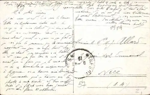 Ak Metz Moselle, Neue Oberpostdirektion