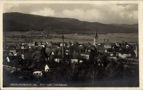 Ak Bielawa Ober-Langenbielau Schlesien, Gesamtansicht, Blick nach Steinhäuser