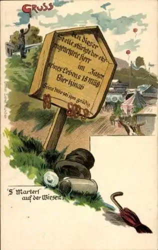 Litho München, Oktoberfest, Spruch