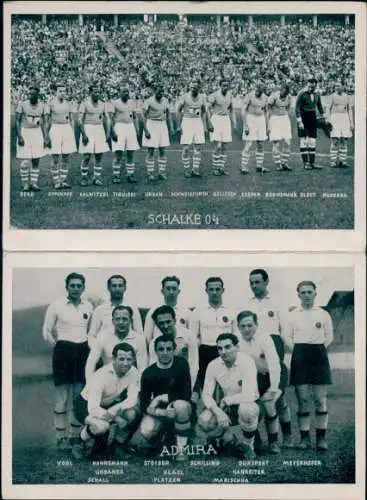 Klapp Ak Schalke 04, Fußballmannschaften, Admira, Großdeutsche Meisterschaft 1939