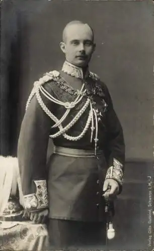 Foto Ak Friedrich Franz IV von Mecklenburg-Schwerin, Portrait in Uniform