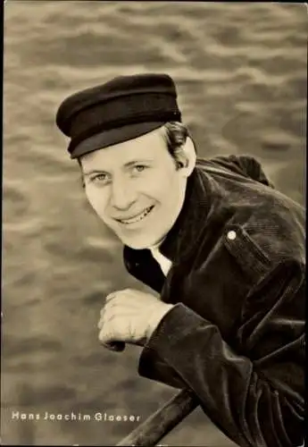 Ak Schauspieler Hans Joachim Glaeser, Portrait mit Mütze