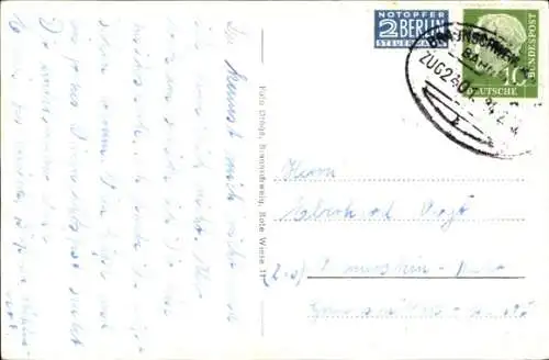 Ak Börßum Börssum am Harz, Teilansicht