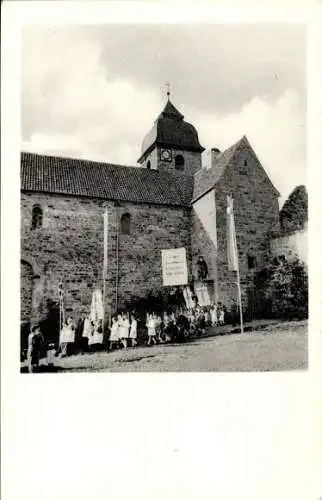 Ak Germerode Meißner in Hessen, Kath. Kirche St. Norbert