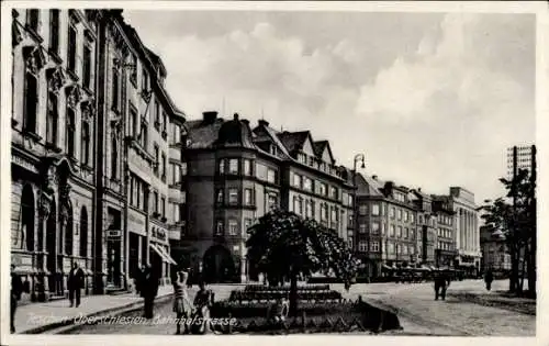 Ak Cieszyn Teschen Schlesien, Bahnhofstraße