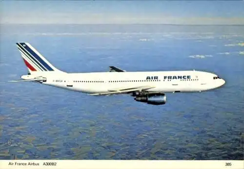 Ak Französisches Passagierflugzeug der Air France, Airbus A 300 B2, F-BVGA