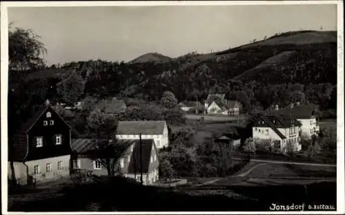 Ak Jonsdorf in der Oberlausitz Sachsen, Gesamtansicht