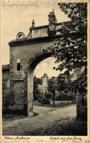 Ak Kleinmachnow in Brandenburg, Portal, alte Burg