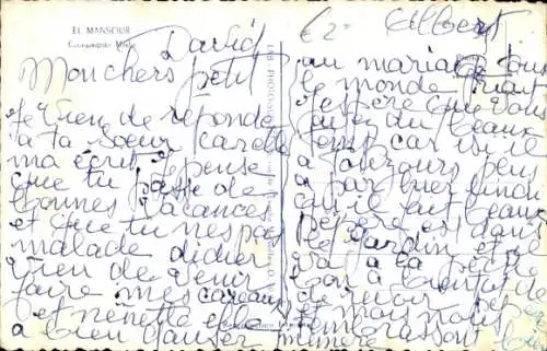 Ak Compagnie de Navigation Mixte, Paquebot El Mansour