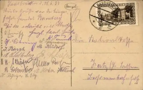 Ak Saarbrücken im Saarland, Uferstraße an der Saar