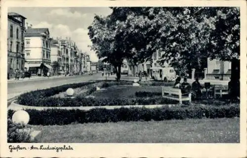 Ak Gießen an der Lahn Hessen, Ludwigsplatz