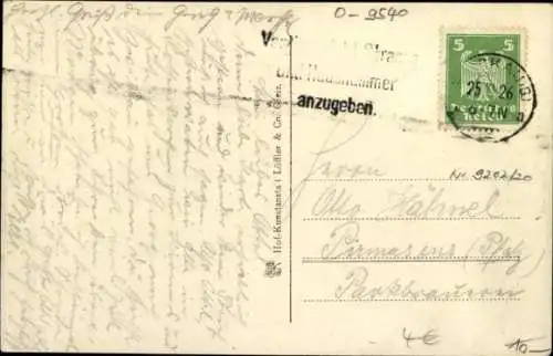 Ak Zwickau in Sachsen, Gesamtansicht