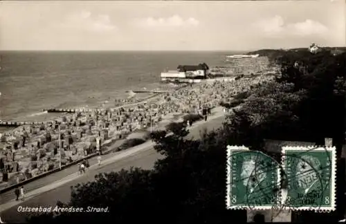 Ak Ostseebad Arendsee Kühlungsborn, Strand, Promenade